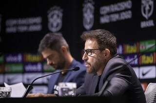 Ramon Menezes é técnico interino da Seleção Brasileira (Foto: Thais Magalhães/CBF)