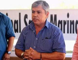 Reinaldo Miranda Benites durante discurso. (Foto: Arquivo/Campo Grande News)