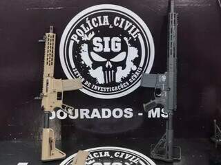 Armas foram encontradas no distrito de Campo Belo, em Dourados. (Foto: Adilson Domingos)