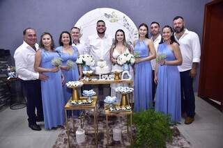 Casal ganhou festa de casamento surpresa da família no último sábado (27). (Foto: Arquivo pessoal)