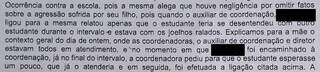 Aluno autista &eacute; agredido e ap&oacute;s pedido de provid&ecirc;ncias, colega &eacute; suspenso 