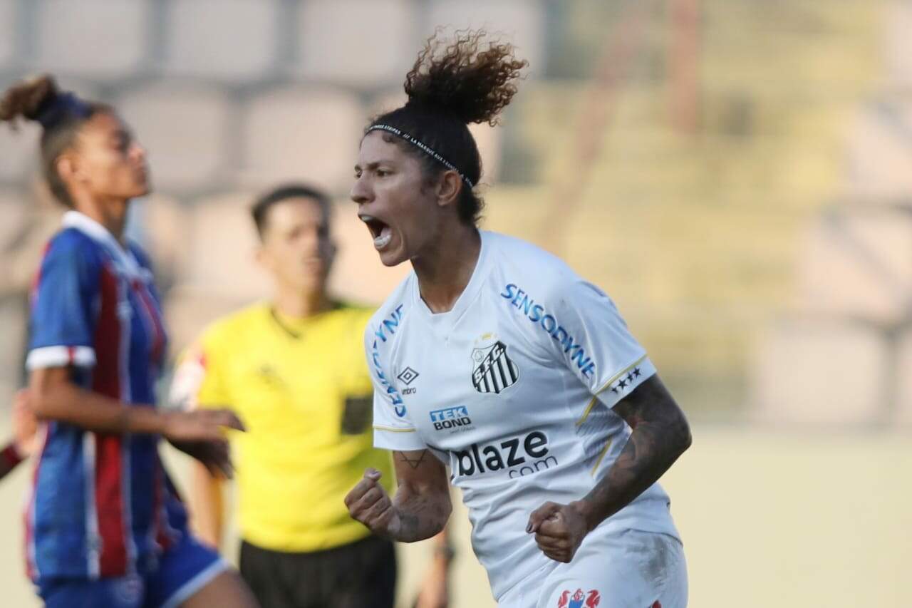 Santos vence Bahia e chega ao 4º lugar no Brasileiro Feminino