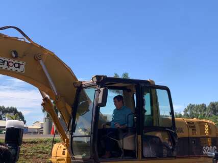 Riedel dá "start" em contorno viário novo de Chapadão do Sul