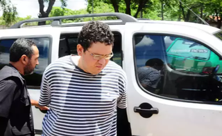  João Pedro quando foi colocar tornozeleira na Agência Estadual de Administração do Sistema Penitenciário em 2017 (Foto: arquivo / Campo Grande News) 