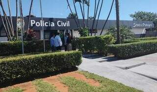 Fachada da Delegacia de Polícia Civil do município de Selvíria (Foto: Divulgação)