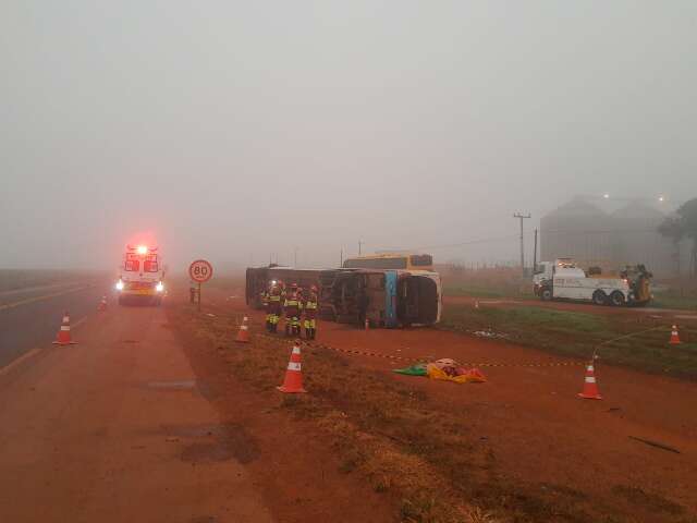 Morta em acidente de &ocirc;nibus tinha 74 anos e 6 pessoas est&atilde;o em estado grave