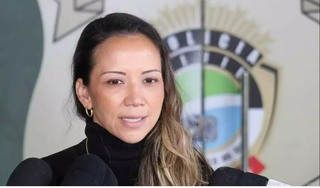 Delegada titular da Deam (Delegacia Especializada de Atendimento à Mulher) de Campo Grande, Elaine Benicasa. (Foto: Divulgação/Sejusp)