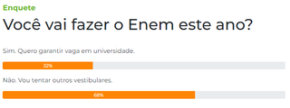 Maioria dos leitores n&atilde;o quer Enem e prefere outros vestibulares