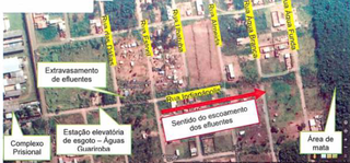 Mapa mostra a Rua Indianápolis, entre as ruas do Bananal e Água Funda, no Jardim Noroeste. (Foto: Reprodução)