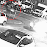 Vídeo mostra acidente quando carro atinge motociclista na Avenida Mato Grosso