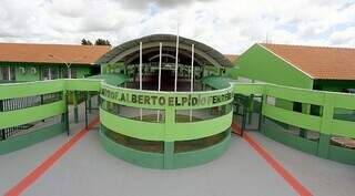 Escola onde casos teriam ocorrido fica no Bairro Jardim Anache, na Capital (Foto: Arquivo)