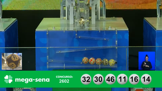 Loterias Caixa realiza sorteio da Mega-Sena. (Foto: Reprodução/YouTube)