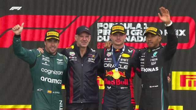 No Canad&aacute;, Max Verstappen vence 41&ordf; corrida e se iguala a Ayrton Senna