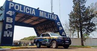 Viatura do 4º Batalhão de Polícia Militar. (Foto: Reprodução)