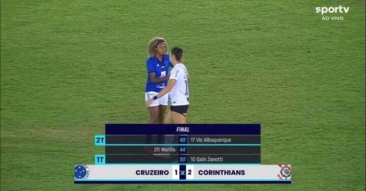 Nos acréscimos, Corinthians vence Cruzeiro pelas quartas do Brasileirão A1