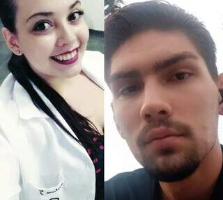 Stephanie de Jesus da Silva, 24, e Christian Campoçano Leitheim, 25 anos, acusados de homicídio. (Foto: Reprodução das redes sociais)