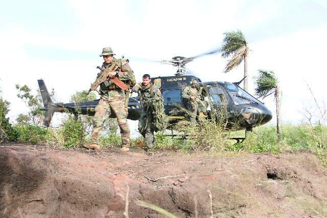 Brasil e Paraguai iniciam 38&ordf; Opera&ccedil;&atilde;o Nova Alian&ccedil;a contra ro&ccedil;as de maconha