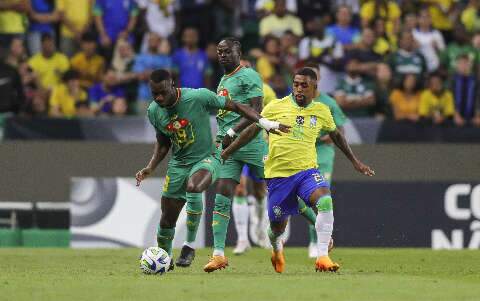 Brasil sofre virada de Senegal em jogo preparatório antes das Eliminatórias