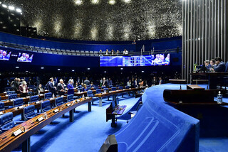 Plenário do Senado Federal durante sessão deliberativa ordinária. (Foto: Waldemir Barreto/Agência Senado)