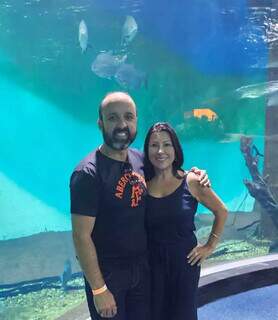 Juntos há cinco meses, Daniel e Nilza se conheceram em Santa Catarina (Foto: Arquivo pessoal)