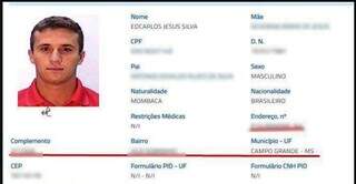Edcarlos Jesus Silva tem a Engenex, a MS Brasil Serviços e é suspeito de ser sócio oculto da JR Comércios. (Foto: Reprodução)