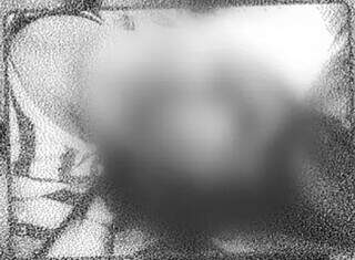 Criança desfalecida no colo da mãe, numa das outras vezes que foi levada para a UPA em seus 2 anos de vida. (Foto: Reprodução)
