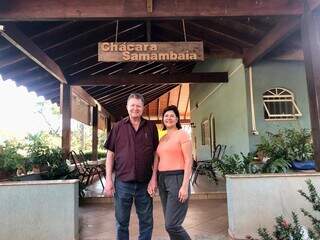 Há 22 anos, Davi e Joanita transformaram Chácara Samambaia em paraíso. (Foto: Jéssica Fernandes)