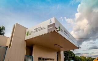 Fachada do Hospital Universitário, em Campo Grande. (Foto: Divulgação)