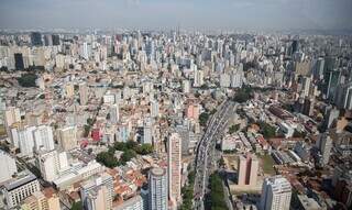 Foto aérea da cidade de São Paulo (Foto: Divulgação/Diogo Moreira/MáquinaCW/Governo do Estado de São Paulo)