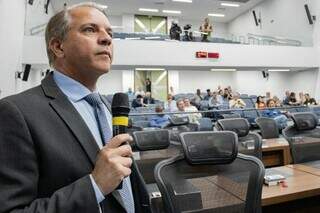 Deputado estadual Coronel Davi (PL) no plenário da Assembleia Legislativa (Foto: Pedro Ernesto)