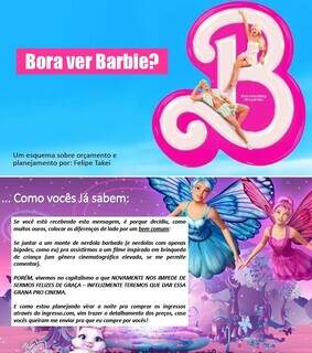 Advogado criou &#39;Guia da Caravana pra ver Barbie&#39; com esquema de planejamento. (Foto: Felipe Yasuhiro)
