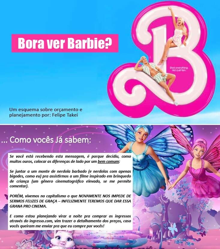 Ingressos para estreia de Barbie esgotam em Passo Fundo
