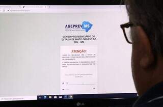 Recadastramento pode ser feito em alguns minutos pelo site oficial do Censo Previdenciário. (Foto: Álvaro Rezende)