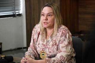 Delegada Anne Karina Sanches, titular da DEPCA, pediu prisão preventiva de comissioando. (Foto/Arquivo)