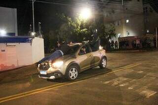 Policiais durante simulação feita em Campo Grande no dia 23 de junho deste ano. (Foto: Juliano Almeida | Arquivo)