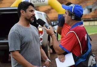 Marshal &#34;Tony&#34; Montalvão durante entrevista a jornalista. (Foto: Reprodução/Esporte MS)