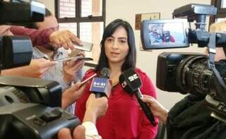 A promotora de Justiça em Pedro Juan Caballero, Katia Uemura (Foto: Última Hora)