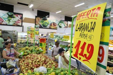 Na Capital, queda no pre&ccedil;o dos alimentos desacelera infla&ccedil;&atilde;o mensal