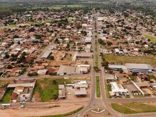 Cidade de Ribas do Rio Pardo, onde o crime ocorreu. (Foto: Divulgação)