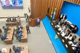 Sessão ordinária desta terça-feira (11) da Assembleia Legislativa de Mato Grosso do Sul (Foto: Fabiana Silvestre)