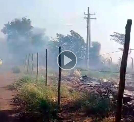 Fuma&ccedil;a de queimada pr&oacute;xima &agrave; fazenda da Embrapa atormenta moradores