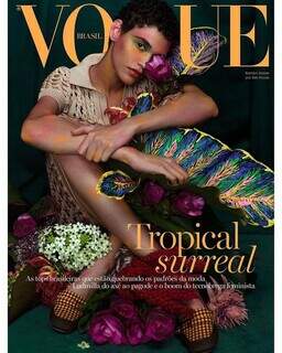 Modelo de Mato Grosso do Sul, Kerolyn Soares estampou capa da Vogue Brasil (Foto: Arquivo pessoal)