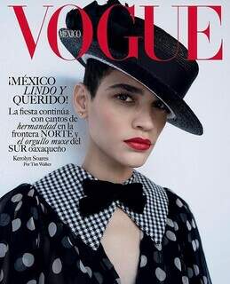 Em 2019, modelo participou da edição mexicana da Vogue. (Foto: Arquivo pessoal)