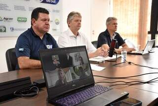 Jaime Verruck participa de reunião por videoconferência com representantes da Fundação Rabobank (Foto: Divulgação)