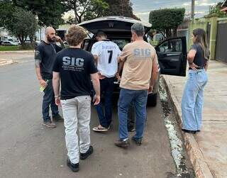 Homem foi preso em flagrante por policiais da DAM (Foto: Divulgação/PCMS)