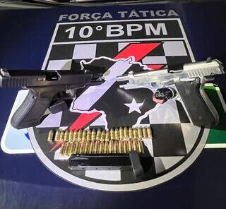 Pol&iacute;cia Militar apreende sete armas durante o final de semana