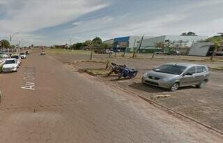 Rua Paraguai, onde ocorreu o acidente com morte (Foto: Reprodução/Google)