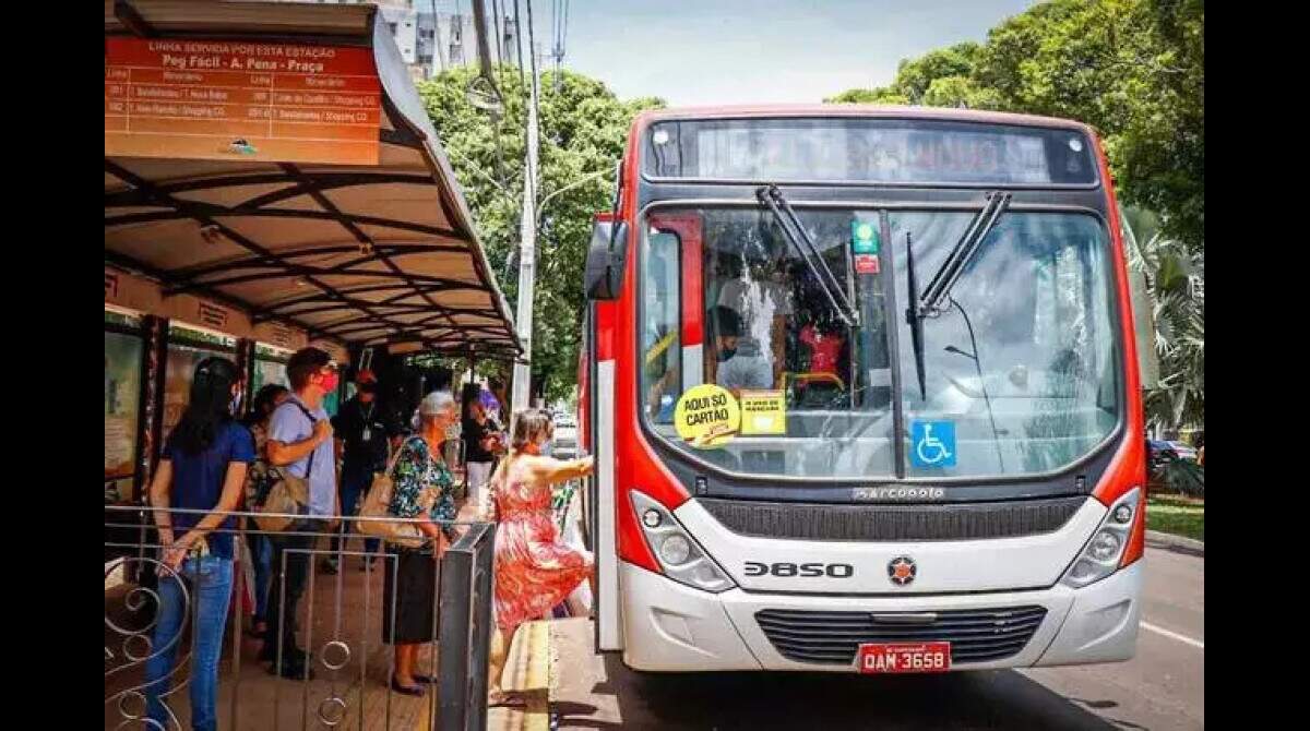 Durante período de férias escolares, quatro linhas de ônibus de