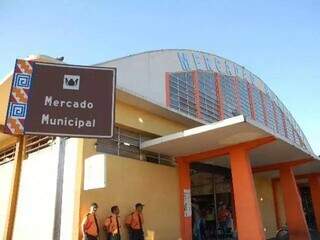 Fachada do Mercadão Municipal de Campo Grande (Foto: Arquivo)