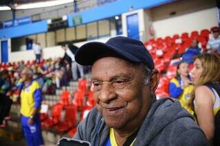 Aos 86 anos, o aposentado Heraldo Ferreira participou do primeiro time, em 2016 (Foto: Paulo Francis)